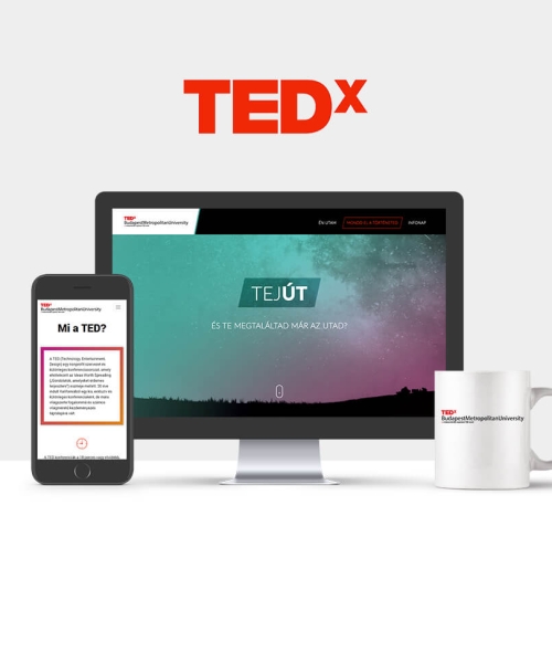 Weboldal tervezése és kivitelezése – TEDx